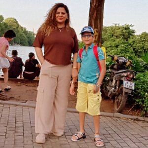 Sapna Sappu Instagram - Positive thoughts contribute to a greater sense of happiness and overall life satisfaction.. Have A Nice Day 🥰
At Vietnam 🤩
.
.
.
#tiger #merarajabeta❤️❤️ #myson #love #sapnasappu #sapnaactress #enjoying #traval #happyday #happy #mondaythoughts #monday #instagram #instapost #instafashion #instagood #instadaily #positiveenergy #positivethoughts #positivity #positivity #blessed #godisgood #godisgreat 🙏❤️