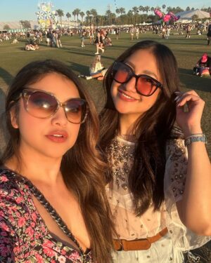 Sarah Azhari Instagram - Coachella 2025 Day 3 🎡🪩💃🧿🪬