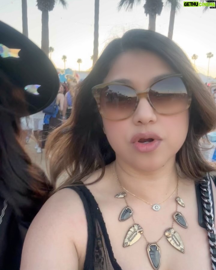 Sarah Azhari - 5.5K Likes - Coachella 2025 Day 2… spent hours dancing to the sets of Kaskade and Idris Elba at The Quasar stage 💃🪩✨🧿🪬