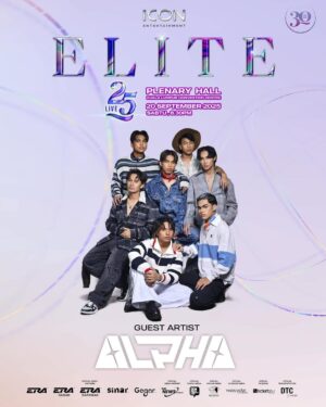 Sasha Saidin Instagram - "Untuk melebarkan lagi Manisnya Senyuman Elite Warriors, 
pihak kami telah menambah DUA kategori baru istimewa dan mampu milik.."

Kategori di Level 3:

🩷 Trauma ( RM98) 
🩵 Bila (RM88) 

Khas untuk peminat yang ingin datang menyaksikan sambil ber-GIG dengan mereka. 

Dengan bertambah DUA kategori baru maka kami umumkan lagi DUA artis jemputan IAITU.....

💚 Dapatkan tiket anda untuk kategori baru di www.ticket2u.com.my/elite mulai ISNIN, 25 Ogos 2025 jam 3:00pm 👈🏻

Ooooohhh CARAMU dan CARAKU… oooo…..🎶🎵

W E  A R E  B A C K . . 🙏🏻
🎶💄💋💃🏼👗👠👜💍👛🕶️🎼🎭

#elite
#elitewarriors
#girlpower
#25
#30thAnniversary
#alpha
#xfactor