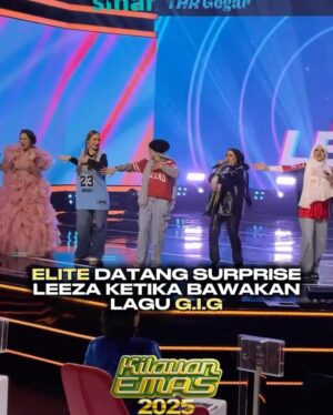 Sasha Saidin Instagram - // @download_repost_pro - #GempakLive: Kumpulan Elite buat kejutan!

Undi Otai yang paling berkilau korang, Emas Berkilau Of The Week di www.gempak.com/kilauanemas

Kilauan Emas 2025
🗓️ Setiap Sabtu
⏰9 Malam
📺 Astro Prima, Sooka dan Astro One

#KilauanEmas
#KilauanEmas2025
#OtaiLebihBerbisa
#sookamalaysia

// @download_repost_pro - Wah! Bestnya Leeza dapat surprise siap nyanyi lagu GIG terus bersama penyanyi asal @eliteofficialmy 😍🫵🏻 

『 Kilauan Emas 2025 』

#SINARKongsi #THRGegar #SINARMuzikRetroTerbaik #No1PermataPantaiTimur 
#KilauanEmas2025
#OtaiLebihBerbisa #ASTRO #SOOKA