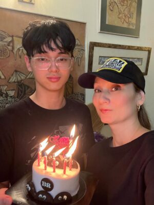 Sasha Saidin Instagram - 👦🏻 🎂 🎈 👩🏻 

Adam Arya is 16 years old! ❤️

#Happy16thBirthdayAdamArya  #PhotoOfTheDay 

#ADashOfSash💋
#CommittedToTheCelopians 
#DiaryOfADevotedDomesticatedDabawi 
#TheElusiveFairytaleOfTheHalfBloodPrincessSayang