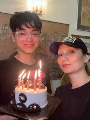 Sasha Saidin Instagram - 👦🏻 🎂 🎈 👩🏻 

Adam Arya is 16 years old! ❤️

#Happy16thBirthdayAdamArya  #PhotoOfTheDay 

#ADashOfSash💋
#CommittedToTheCelopians 
#DiaryOfADevotedDomesticatedDabawi 
#TheElusiveFairytaleOfTheHalfBloodPrincessSayang