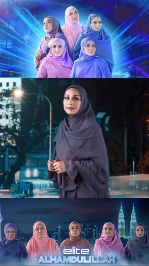 Sasha Saidin Instagram - 🤍 Posted @withregram • @imaan.studiosofficial Dengarkan Alhamdulillah - Elite di Youtube Imaan Studios 💕 

#Alhamdulillah #Elite