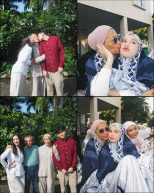 Saskia Chadwick Instagram - Minal Aidin Wal Faidzin from me & my big big family🤍🧸