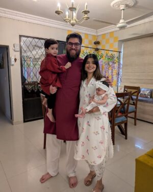 Searha Asghar Instagram - Eid Mubarak to you and your Family! 

Mommy and me @minikins.pk 

#Eid #Eidmubarak #lifestyle #festive #Mood