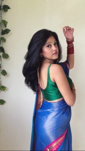 Sejal Jadhav Instagram - šŖ·ššŖāØ
.
Saree & blouse from @suta_bombay
.
.
.
.
.
.
.
{ zari mul cotton saree, Suta Bombay, cotton saree, saree, traditional, desi girlie, bindi, chudiyan, desi fit, desi aesthetics, desi, desi core, love, old aesthetics, vintage, Marathi song, Marathi old song, trending, vintage aesthetics, reels, trending audio, songs, explore, explore page }
.
#sutabombay #mulcottonsaree #foryou #reels #fyp #fypć· #reelitfeelit #sairat #traditional #traditionalwear #saree #marathimulgi #ootd #outfitoftheday #explore #explorepage #exploremore #viral #trending #trendy #trendingreels #trendingsongs #viralreels #viralvideos #aesthetic #ļ½ļ½
ļ½ļ½ļ½ļ½
ļ½ļ½ļ½ #instagram #instagood #instadaily #sejaljadhav