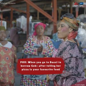 Selassie Ibrahim Instagram - Elorm dier she no get chill oh.👿🔪 If you try, no one will tell you to run for cover, aboozigi.😂🏃🏾♂️💨
Watch #MarketQueens on Wednesdays and Thursdays at 8:30pm on #AkwaabaMagic (DStv CH 150 | GOtv CH 102).
Stream all the drama on the DStv Stream app. #stayconnected