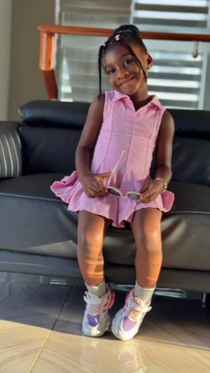 Selassie Ibrahim Instagram - Happy birthday my Malike. Grow in wisdom and grace. Love you @missgeeonly ❤️❤️❤️🎂🎂🎂