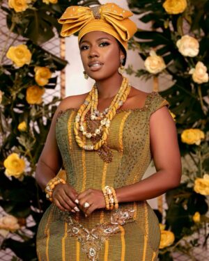 Selly Galley Instagram - NEHO 🙌🏻!! The Modern ewe bride @rhythmsondarunway
SELINA BEB @selinabeb in collaboration with QUOPHI AKOTUAH @quophiakotuahghana, proudly presents AWARESO- The Traditional Ghanaian Bride campaign!
This dazzling new collection showcases kente gowns paired with intricate, historically-rich, stunning beads. A careful selection of beads including trade beads, Aggry beads, Krobo beads and coral beads have resulted in a sensational collection you will love to own.
Our mission is to inspire future traditional brides to proudly embrace our heritage and be “Adorned in Tradition!” With AWARESO, we demonstrate the exquisite way that our local beaded jewelry perfectly complements modern kente gowns. Future traditional brides can look forward to looking regal, divine and truly beautiful in our iconic pieces.
With love, dedication and research, we crafted the pieces in this campaign and we’re thrilled to share them with you! Explore the collection and experience the beauty of Ghanaian tradition.
Accessories: @selinabeb
Outfit: @quophiakotuahghana
Hair: @the_hair_counsellor
Makeup: @the_maidens_beauty
Decor: @lamore_bella_events
Videographer: @grandeaglemotion
Photographer: @primestudios_wbp
Runway photos @k2pixels
Fabric: @revelation_lines
Heels @shoezonegh
#SelinaBeb #QuophiAkotuahGhana #SellyGalley #EweBride #GhanaBride #Ewe #Kente #Collaboration #Awareso #Beads #Ghana #GhanaianBeads #GhanaianTradition #TraditionalMarriage #BeadsOfCulture