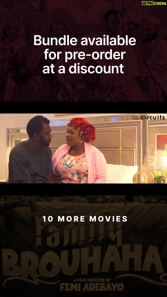 Shaffy Bello - 0.9K Likes - 🎊Tomorrow is the D-day! Family Brouhaha will premiere on Circuits at 7 PM Lagos time, as a bundle (Family Brouhaha   10 movies, for 21 days, all for 1 small payment)

Follow @circuitstreams and click the link in bio to pre-order the bundle and get a discount (available only to viewers outside Africa).

Starring:
@jayeola_monje @ajokesilva @iamshaffybello @realwaleojo @_timini @tinamba1 @gabbylucciii
@dezathegreat @tayofaniran @iamteddya @uzee_usman @ifeanyikalu1 @ejir0onojaife
@iam.adamma @seiilat @aderonkeonuoha @toniagift_
@officialiyamufu @eseosa_bernard @layiwasabi @charles_okocha @auntyramota_authentic @yemishodimu @gbengaadeyinkalstgcon @akande_jimmyrolland

Producer: @oyinlaz
Director: @femiadebayosalami
Distributed by @filmdistribution_bp

🔸️Coming September 12 on Circuits
📍Available to viewers outside Africa only.

#circuits #onlyhitsoncircuits
