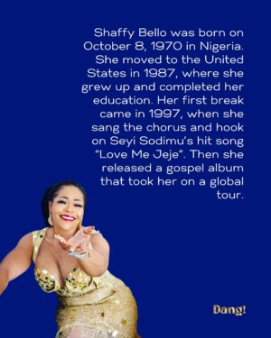 Shaffy Bello Instagram - Swipe: Her most groundbreaking feat is her bold return to Nigeria in her 30s to reinvent herself from a U.S.-based singer into one of Nollywood’s most elegant and versatile actresses, proving it’s never too late to chase a new dream and redefine success. Listen to her speak more about her story on the latest episode of @dearifeseries on my YouTube.
@iamshaffybello you’re a role model for strength and creativity in Nollywood!
#DangWoman #Dang