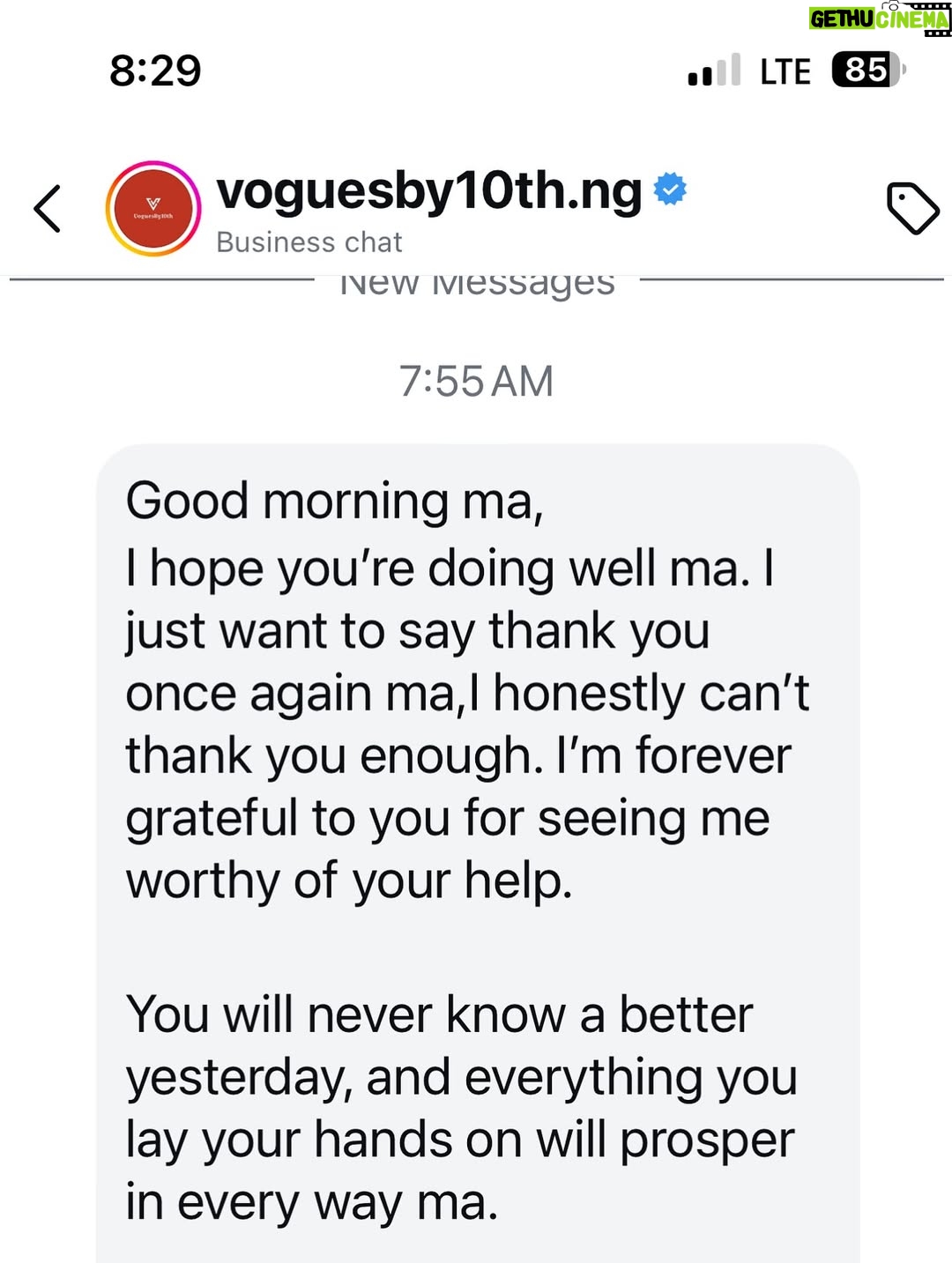 Shaffy Bello - 2.9K Likes - THANK YOU EVERYONE. THANK YOU FAM🙏🏾
She sells “Previously Loved clothes”, YET you patronized her because MY FOLLOWERS ARE KIND PEOPLE. 
YOU are not here to just watch, you’ve showed me that YOU ARE HERE FOR IMPACT. 
Let’s continue to Impact Lives one person and one day at a time. 
@voguesby10th.ng  is gratefully. 
I am Grateful. 
Thank you so much. May your Harvest be plenty as you have Sown 🙏🏾🥰