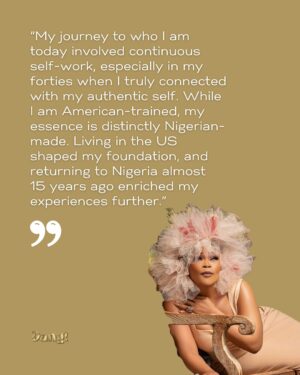 Shaffy Bello Instagram - Swipe: Her most groundbreaking feat is her bold return to Nigeria in her 30s to reinvent herself from a U.S.-based singer into one of Nollywood’s most elegant and versatile actresses, proving it’s never too late to chase a new dream and redefine success. Listen to her speak more about her story on the latest episode of @dearifeseries on my YouTube.
@iamshaffybello you’re a role model for strength and creativity in Nollywood!
#DangWoman #Dang