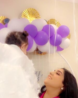 Shahd El Yaseen Instagram - كل سنة وروح قلبي بنتي جوري بالف خير وعسى ايامها فرح وسعادة والله يجعلها من الصالحين صار عمرها سنتين 🎂🎉🎊💖