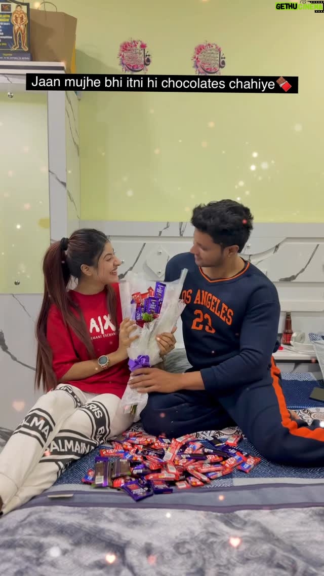 Shahina Ansari - 541.7K Likes - Happy chocolate day in advance 🍫😋❤️

@little_sahilkhan_007 

#reels #explore #viral #love #couplesgoals #chocolate #chocolatelover #chocolateday #happychocolateday