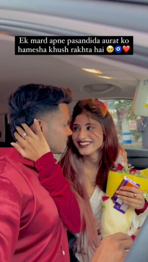 Shahina Ansari Instagram - Thx so much meri life ke kuchh moments ko special bnane ke liye ❤️🥹🧿
@little_sahilkhan_007
#reels #explore #viral #love #couplesgoals