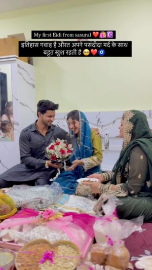 Shahina Ansari Instagram - A boy spend his money on girl if he is in love ❤️🥹
Dress from @ayesha_collection_ac
@little_sahilkhan_007
#reels #explore #viral #love #couplesgoal #eid #ramzan #ramdan #eidmubarak #eidi