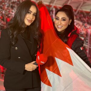 Shaima Sabt Instagram - فرحتنا غير مع MBC والجميلة مريم في البرنامج الاروع صدى الملاعب
