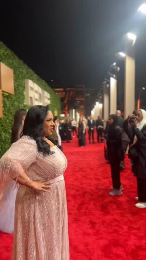Shaimaa Saif Instagram - Grateful to the Red Sea International Film Festival @redseafilm for the incredible invitation to its 4th edition, celebrating the magic of cinema and storytelling! š„āØ
Styled by @ziadalsaleh
Jewelry @lafijewelry
Dress @velvety_couture
Makeup & Hair @wasalon.sa
#ShaimaaSaif #RedSeaFilmFestival #StyleAndGrace