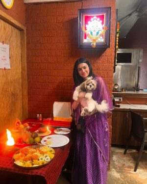 Shalvi Chauhan Instagram - दिवाली की शुभ कामनाएँ🪔♥️
