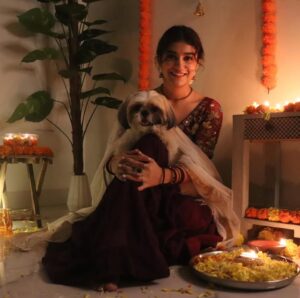 Shalvi Chauhan Instagram - May this Diwali be the festival of true happiness in your life, with your loved ones🪔🌸
आपको दिवाली की शुभकामनाएं
.
.
.
#shalvi #diwali #shalvi #insta #festival #saynotocrackers