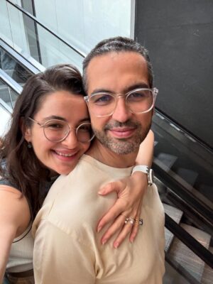 Sham Al Dahabi Instagram - My better half… When I think of you I think of a very profound & deep word I never felt before you.. it’s “استقرار".. You gave it to me so beautifully and generously, and put on me wings and never held me back.. but only pushed me higher… You’re a man like very few: filled with values, confidence and utter manliness… I’m forever grateful to have you, and will never stop appreciating the million and one beautiful things about you 💙🩵 happy birthday my King 👑 I love you my man 🩵💙