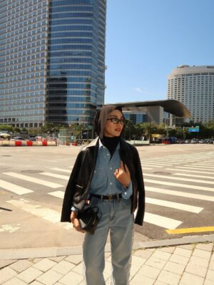Sharifah Rose Instagram - Current obsession: leather jacket š©¶