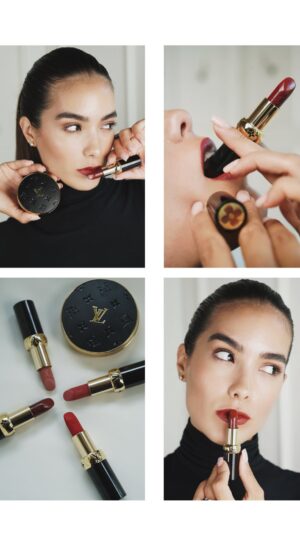 Sharon Fonseca Instagram - Amazed by La Beaute. @louisvuitton new beauty line with @patmcgrathreal as Creative Director. Timeless, rich formulas, and a classy touch❤️
#lvbeauty