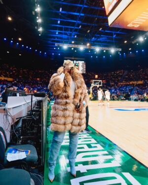 Shauwn Mkhize Instagram - Grateful to witness African excellence in action. Thank you @thebal we’re only getting started ✨🤎🏀 #BAL2025 #MyWorldMyRules #KwaMamkhize