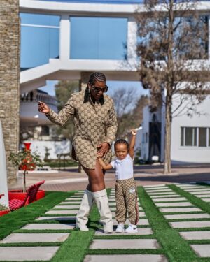 Shauwn Mkhize Instagram - Happy 3rd Birthday to my precious Coco! 🎉💖
Your sparkle and wisdom shine through with each passing day. You have a unique spirit that fills my heart with love and laughter. Your curiosity and determination remind me of how special you truly are. 🌟💫 🧁
Your adventurous spirit, kindness, and infectious giggles make the world a better place. 🌈💕
Happy Birthday, sweet angel! You are loved beyond measure! 🥰😘
#HappyBirthday #BabyCoco #GlammyDiaries #Grateful #MyWorldMyRules #Kwamammkhize #MatchingOutfits #BirthdayGirl