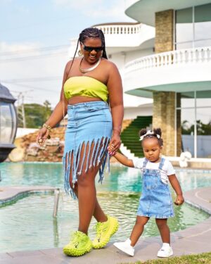 Shauwn Mkhize Instagram - Happy 2nd Birthday, Baby Mimi 🎂🎉
My little sunshine, you are truly a force to be reckoned with—so feisty and determined, with the most tender heart and captivating eyes. 🌟💕🫶🏾
You’re my little fighter, and I am in awe of your spirit. I can’t wait to see the incredible woman you will become. Watching you grow has been an endless adventure and I know you’re destined to become an extraordinary woman. 💖🎈
Grandma will always love & cherish you 🎁 ✨
#HappyBirthday #BabyMiaandy #BirthdayGirl #MatchingOutfits #FeistyAndFabulous #MyWorldMyRules #MaMkhize