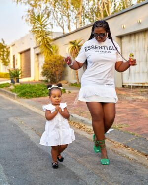 Shauwn Mkhize Instagram - Happy 2nd Birthday, Baby Mimi 🎂🎉
My little sunshine, you are truly a force to be reckoned with—so feisty and determined, with the most tender heart and captivating eyes. 🌟💕🫶🏾
You’re my little fighter, and I am in awe of your spirit. I can’t wait to see the incredible woman you will become. Watching you grow has been an endless adventure and I know you’re destined to become an extraordinary woman. 💖🎈
Grandma will always love & cherish you 🎁 ✨
#HappyBirthday #BabyMiaandy #BirthdayGirl #MatchingOutfits #FeistyAndFabulous #MyWorldMyRules #MaMkhize