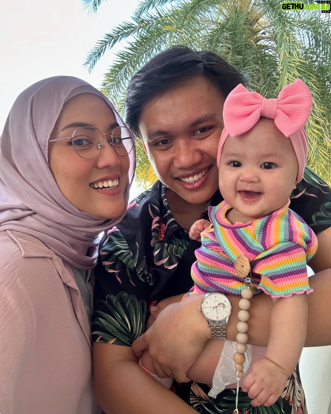 Shila Amzah - 58.1K Likes - @rheaakiraa She’s been crying non stop for 3 hours 🫠 nak tumbuh Gigi, nak tukar bulan.
This regression always makes me think the newborn phase are the easiest.
@ubaimz agreed 🥲 
I told him before , Tapi dia cakap newborn bangun every 2 hours , then I told him “atleast we knew what she wants,sleep/drink susu/ nappy change.”
Both of us were so overwhelmed , mata panda.
For 3 days in a row.

It wasn’t easy but this too shall pass❤️
He always so surprised on how I can remain my calm, I said as a parent, we have absolutely no choice.
I don’t wanna lose my sh*t in front of the kids🥲 it’s traumatising for them.
No matter how tired we are, these babies are our blessings, amanah Allah SWT pada kita.
They didn’t get to choose what kind of parents they wanted, but we can choose what kind of parents that we want to be for our children❤️

And thank you sethy @sethuwais for always knowing what to do, what to say to adik when she was restless.
And she calmed down whenever seth talks to her.
Autism spectrums are soo broad that you can never define them by the book.
Some say they will be agressive, some say they wont be able to have empathy, or even the ability to understand feelings.
But sethy on the other hand are god send.
He is so loving and kind, and the fact that he knew I was overwhelmed and he came to me “ its okay mama, Im here, I want to hug you.” 😭

Oh and , I relive/revisit my past trauma.
I faced my past fears together with My beloved husband.
Many of you may not know this, Penang traumatised me.
there were few incidents in Penang that haunts me and I never get to overcome it, for more than 10 years and I tried to get get past it over 3 years ago and failed miserably.
Until recently we decided to have a family vacation, ubai knew everything and I suggested Penang.
He asked me why, I said I want to create new memories with our  little family.
Finally ,We managed to do so😭 I’m so grateful that I get to do this with him and I can never thank him enough for being in my life.

I apologise for such a long caption,  I didn’t feel like posting anything for the past week.
Have a great day everyone ! Thanks for reading ❤️