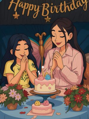 Shilpa Chaudhary Instagram - Our birthdays fall on the same day and this year we made it even more special by celebrating together! 🎉🎂 From exchanging thoughtful gifts to making beautiful memories it’s been nothing but joy and laughter. Feeling lucky to share this day with such a cutie 🥰 💖🎁
#BirthdayTwins #DoubleTheHappiness #GiftExchange #CherishedMemories”