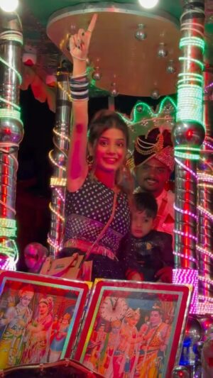 Shivangi Prajapat Instagram - Gabbar bhi NACHEGA 🤭🥷🏻
#chotiifam #reels #reelsinstagram #reelitfeelit #trending