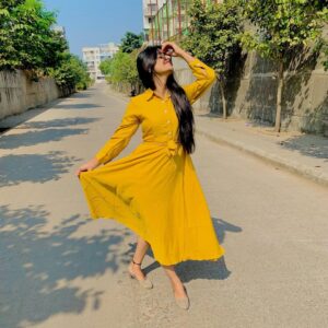 Shraddha Takke Patil Instagram - 🌼
.
👗 - @as_fashion_addicts_0145
.
.
.
.
.
#shraddhatakke #outfits #explorepage #explore #viral #instagood #instalike #likesforlike #instalike #likeforlikes #followforfollowback #foryou