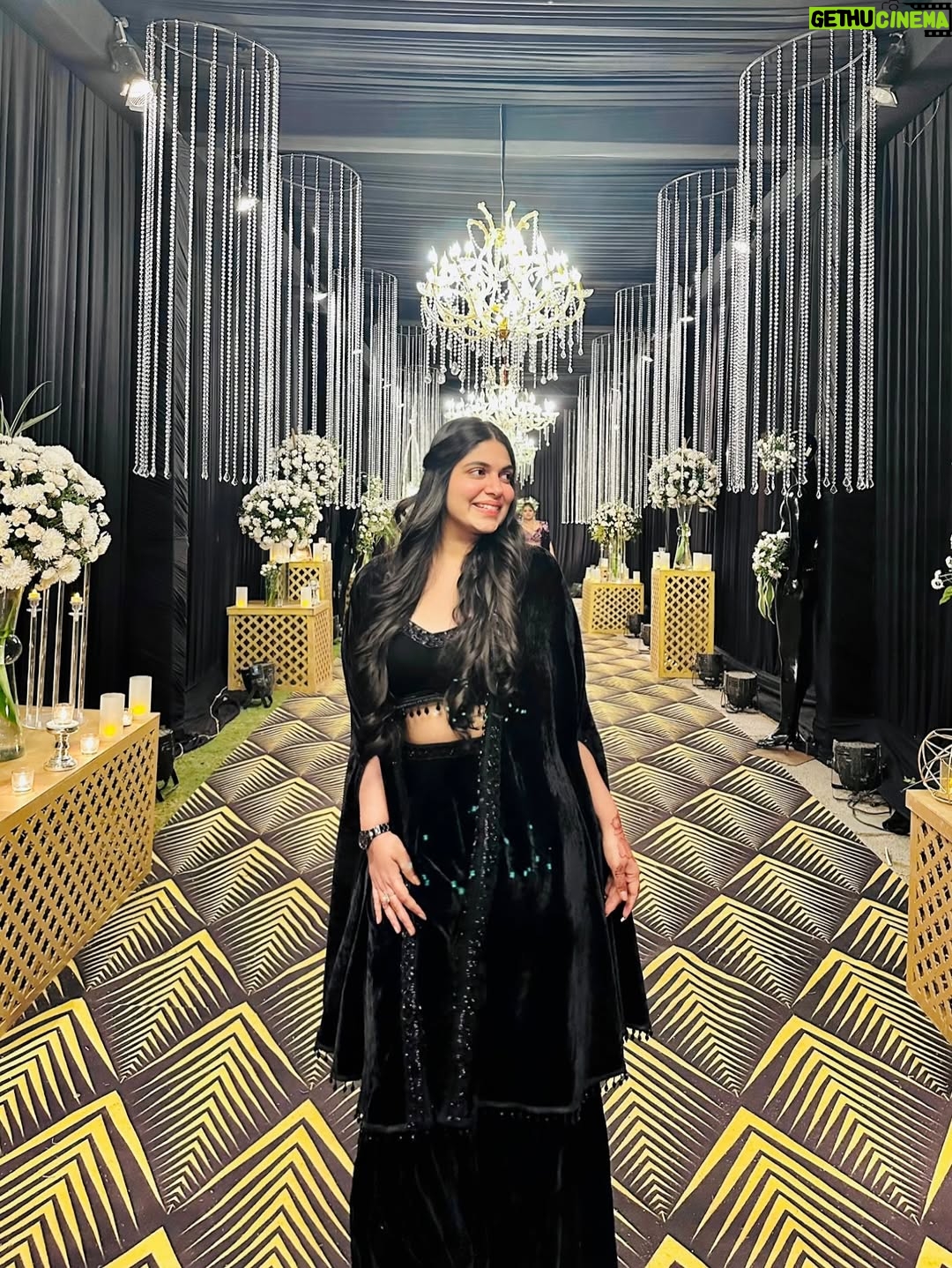 Shreya Sanghi - 1.2K Likes - Subtle sparkle, major bling 💎✨
.
.
.
.
.
.
.
.
.
.
.
#bling #allblack #indowestern #capeset #weddingoutfit #ootd #weddingvibes #outfitoftheday #indianfashion #indianwedding #indianoutfit #ethnicwear #ethnicfashion #ethnicoutfit #accessories #ethnic #traditional #traditionalwear #indianweddings #indianwear #outfitinspiration #outfitinspo #fashionblogger #fashiongram #weddingwear #indianweddingbuzz #accessoriesoftheday #fyp #explore #pinterestaesthetic