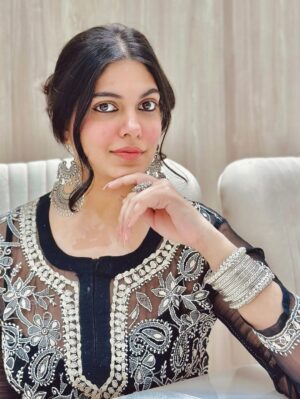 Shreya Sanghi Instagram - Intimidation is an art. 👀
#kajal #lookoftheday
.
.
.
.
.
.
.
.
.
.
.
#makeup #makeuplooks #kohl #indianwear #oxidisedjewellery #oxidisedsilverjewellery #chikankari #chikanembroidery #chikankurti #eyes #ootd #weddingoutfit #indianwedding #indianweddingwear #indianoutfit #indowesternoutfit #indowestern #indowesternwear #accessories #accessoriesoftheday #fyp #explore