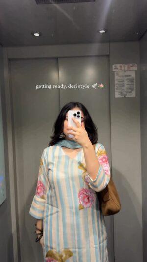 Shreyashi Verma Instagram - this felt like me today š©µ
.
comment for links š
.
#desi #desifits #grwm #explorepage⨠#fashion #wishlinked #softcolors #outfitinspiration #indianoutfit