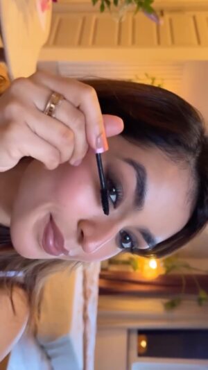 Shubhi Bharal Instagram - Simple smokey eyes✨🖤 for upcoming festive season 🎊

Products used
@facescanada Intense gel Kajal (for eyelid)
@paccosmetic Eyeshadow blending brush 229
@pigmentplaybeauty Playground Hero Shadow Palette - Sunset Sands 
@jaqulineusa Kajal for lower lash line (doesn’t smudge at all)
@maybelline_ind Mascara

Comment if you need the link of any of the products. 

Would you like to see more makeup reels?

#ShubhiBharal #ThatTrendStalker #smokeyeyes