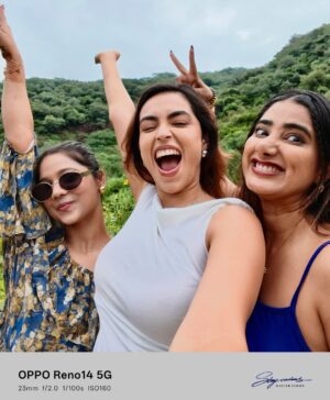 Shubhi Bharal Instagram - This weather called for a road trip🚘 Brought closer in every frame with 3.5x telephoto. OPPO Reno14 Series’ powerful 3.5x Telephoto camera didn’t just zoom-in - it brought the laughs, the chaos, and the vibes closer than ever.
#Ad #OPPOReno14Series #AIPortraitCamera #DilKyaChahtaHai #UnappointedPhotographer #ShubhiBharal #ThatTrendStalker