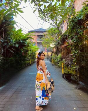Shubhi Bharal Instagram - Anthony Bourdain kind of a day 💁🏻♀️😎
📍Ubud, Bali 🇮🇩
Wearing @plukofficial
#ShubhiBharal #ThatTrendStalker #TTStravels
