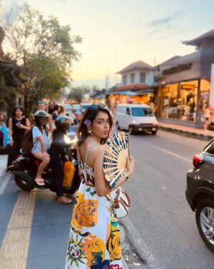 Shubhi Bharal Instagram - Anthony Bourdain kind of a day 💁🏻‍♀️😎
📍Ubud, Bali 🇮🇩
Wearing @plukofficial 

#ShubhiBharal #ThatTrendStalker #TTStravels