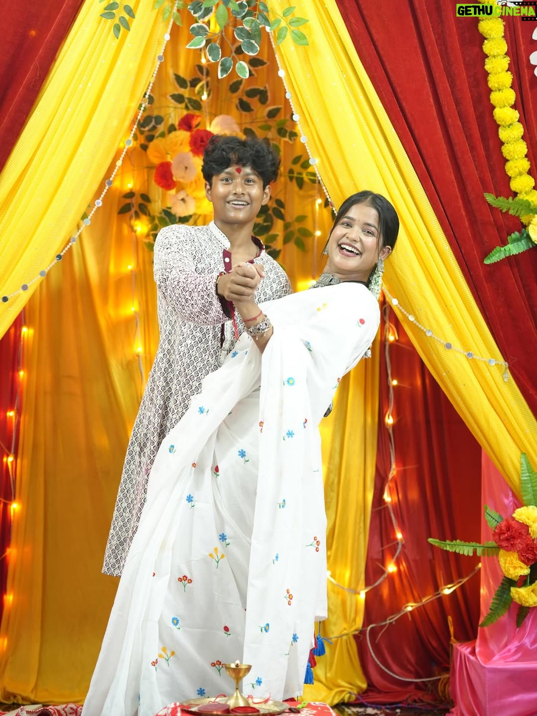 Simla Sikder - 64.7K Likes - Happy Raksha Bandhan dada’s …..☺️❤️😁