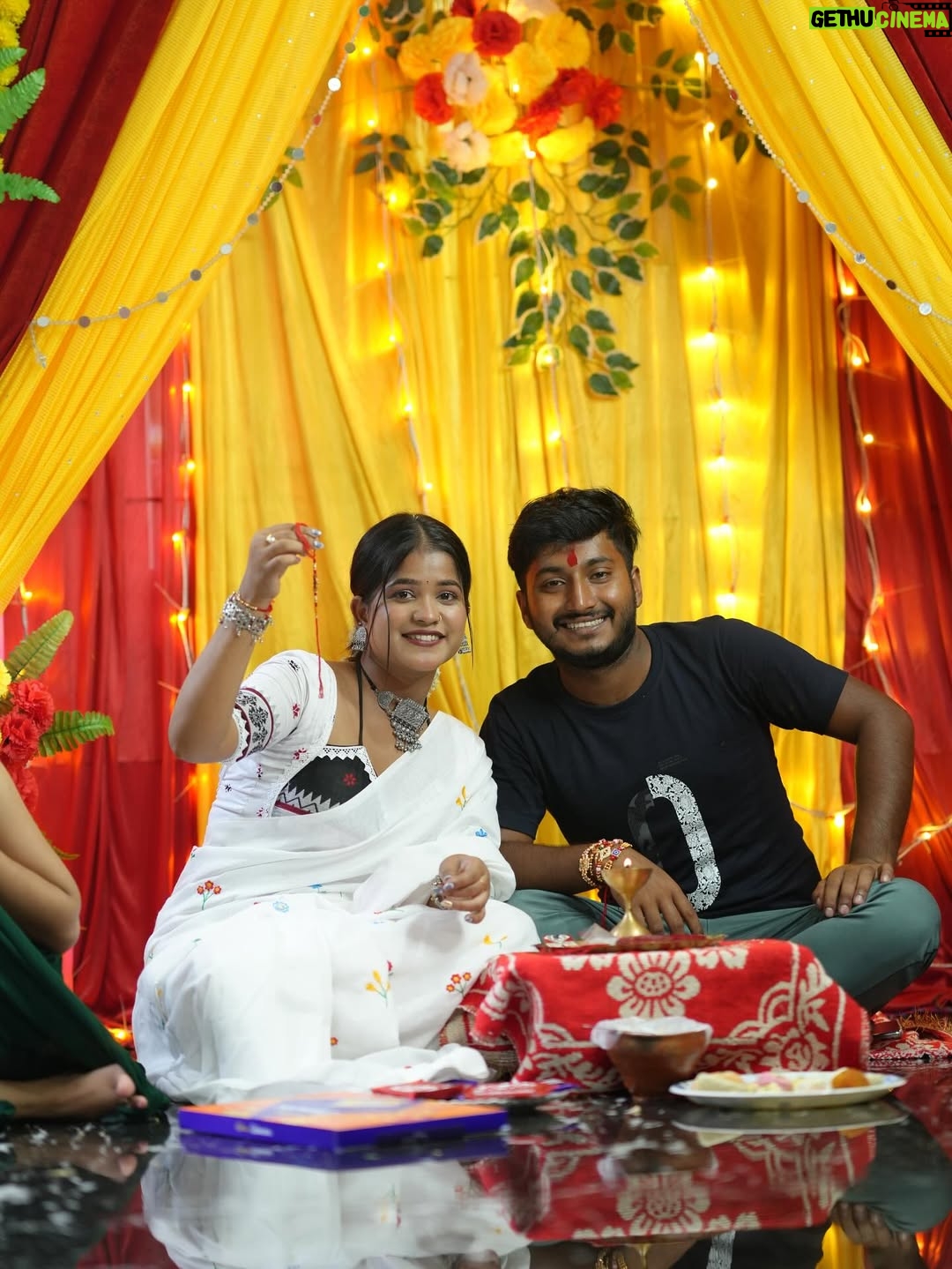 Simla Sikder - 64.7K Likes - Happy Raksha Bandhan dada’s …..☺️❤️😁