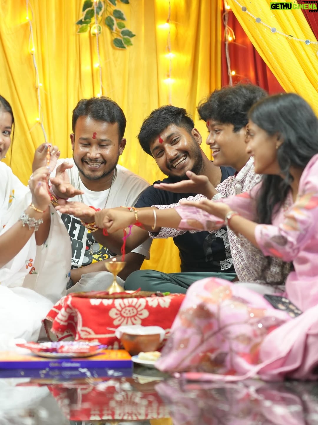 Simla Sikder - 64.7K Likes - Happy Raksha Bandhan dada’s …..☺️❤️😁
