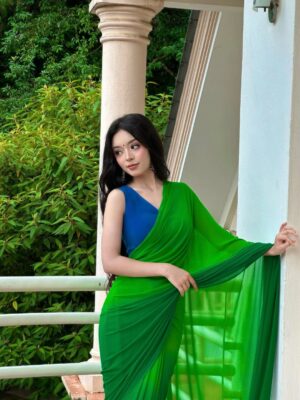 Simpal Kharel Instagram - not just a green flag but a whole green forest🙂‍↔️🍀🌚✨ @simpal_kharel