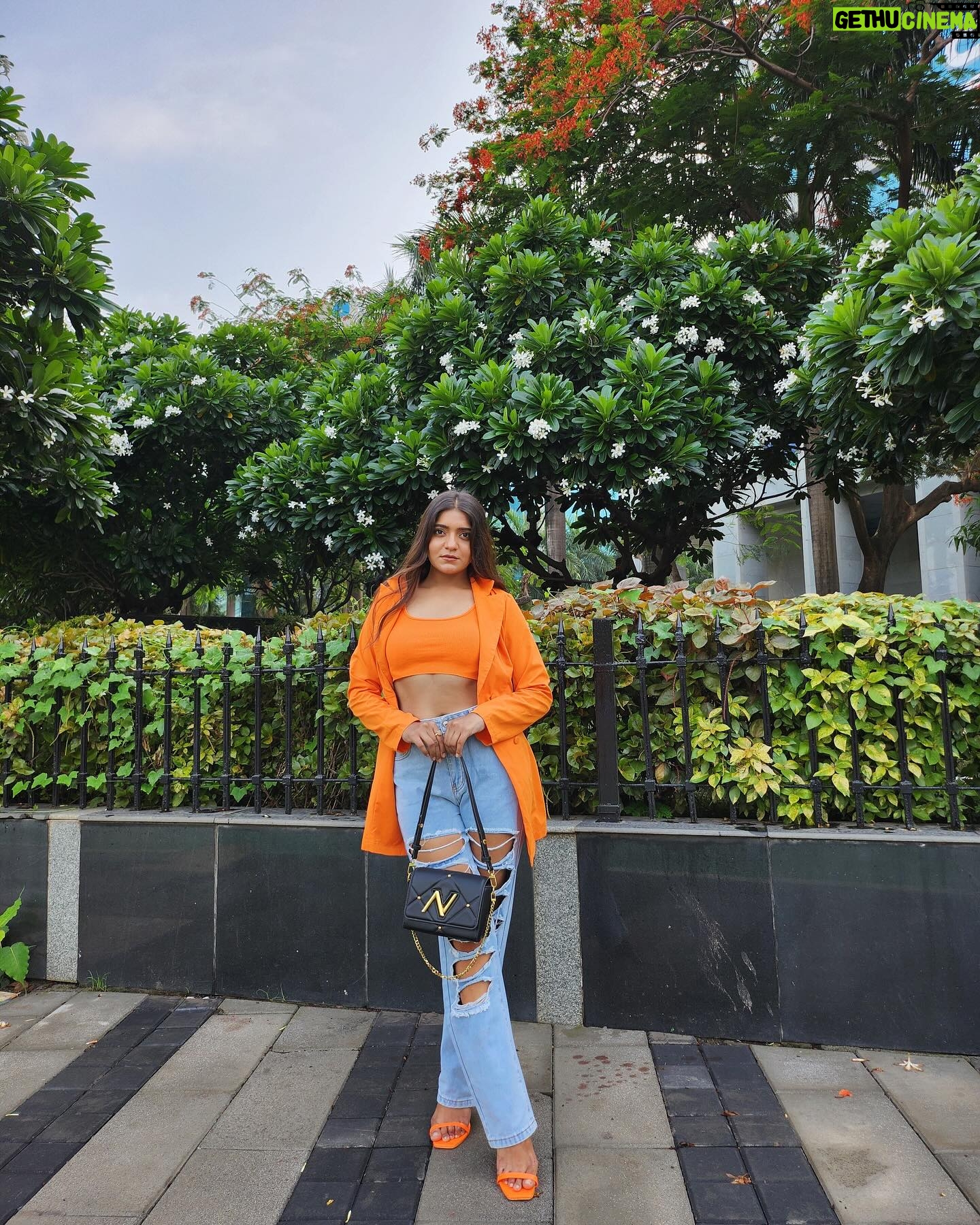 Simran D Sharma - 1.8K Likes - FALLING IN LOVE WITH WHO I AM…….🧡
.
.
.
#orange #selflove #explore #foryou #fashion #outfitoftheday