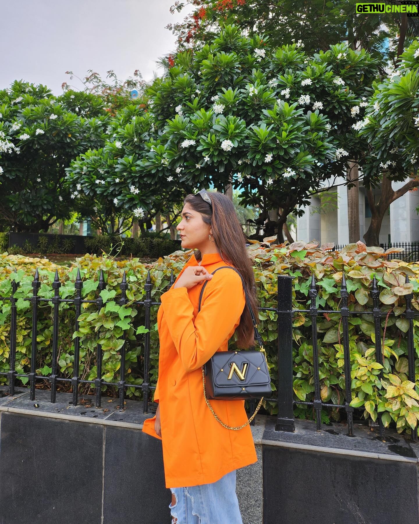 Simran D Sharma - 1.8K Likes - FALLING IN LOVE WITH WHO I AM…….🧡
.
.
.
#orange #selflove #explore #foryou #fashion #outfitoftheday